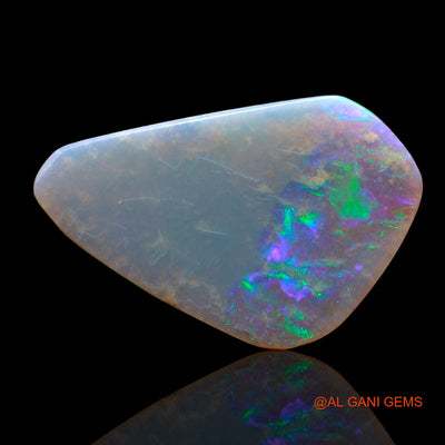 Natural Untreated Fire Opal Loose Gemstone Fancy Cabochon From Australia 2.00 Cts 16x12x2 mm AE-4