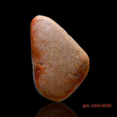 Natural Untreated Fire Opal Loose Gemstone Fancy Cabochon From Australia 2.00 Cts 16x12x2 mm AE-4