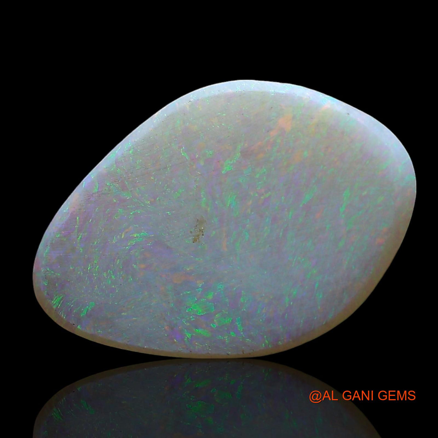2.00 Cts Unheated Australian Fire Opal Loose Gemstone Fancy Cabochon Natural 16x11x1 mm AE-500