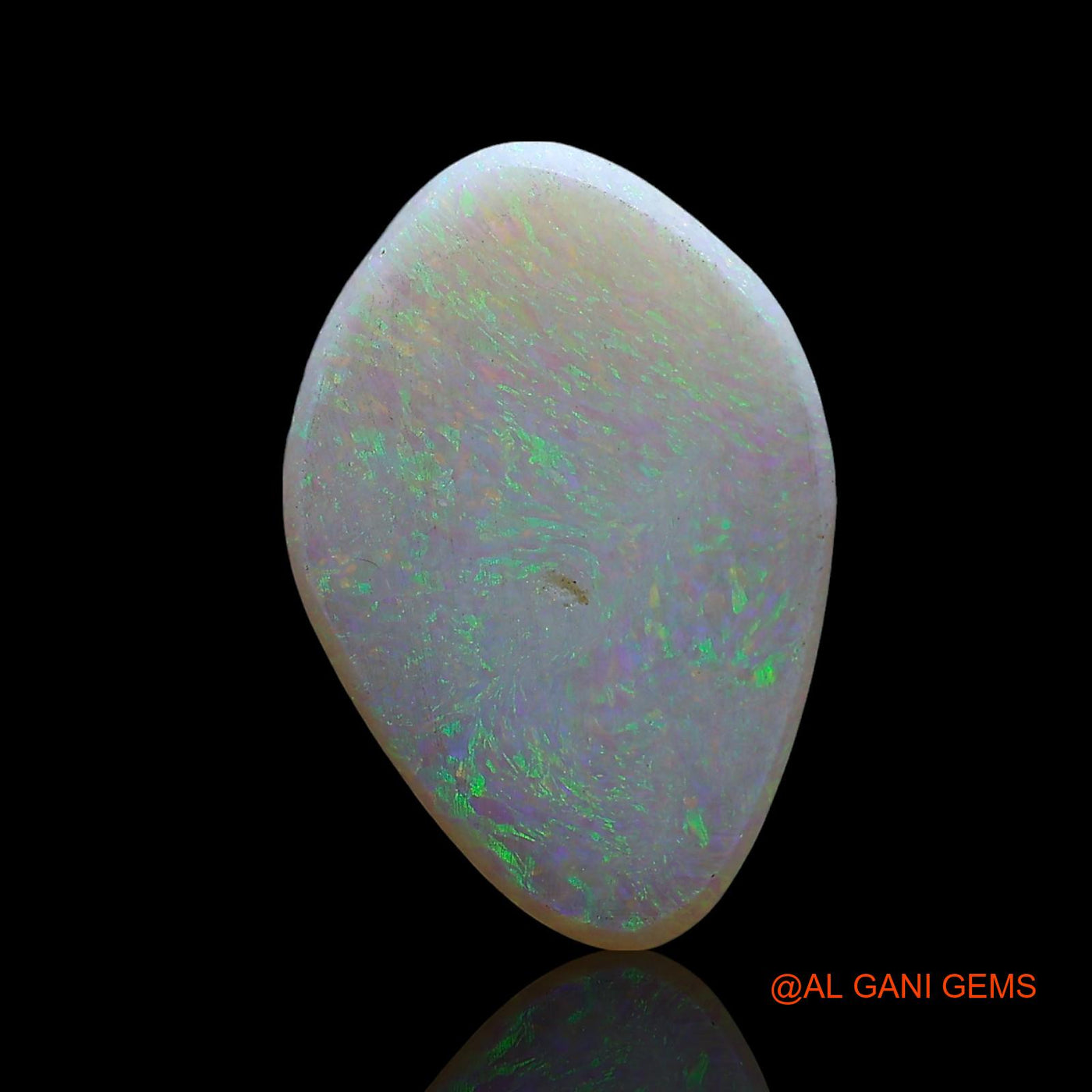 2.00 Cts Unheated Australian Fire Opal Loose Gemstone Fancy Cabochon Natural 16x11x1 mm AE-500