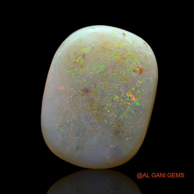 Natural Untreated Fire Opal Loose Gemstone Oval Cabochon From Australia 10.00 Cts 18x13x5 mm AE-501