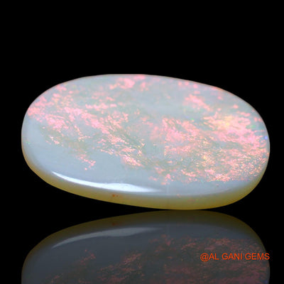 4.00 Cts Unheated Australian Fire Opal Loose Gemstone Oval Cabochon Natural 18x13x2 mm AE-502