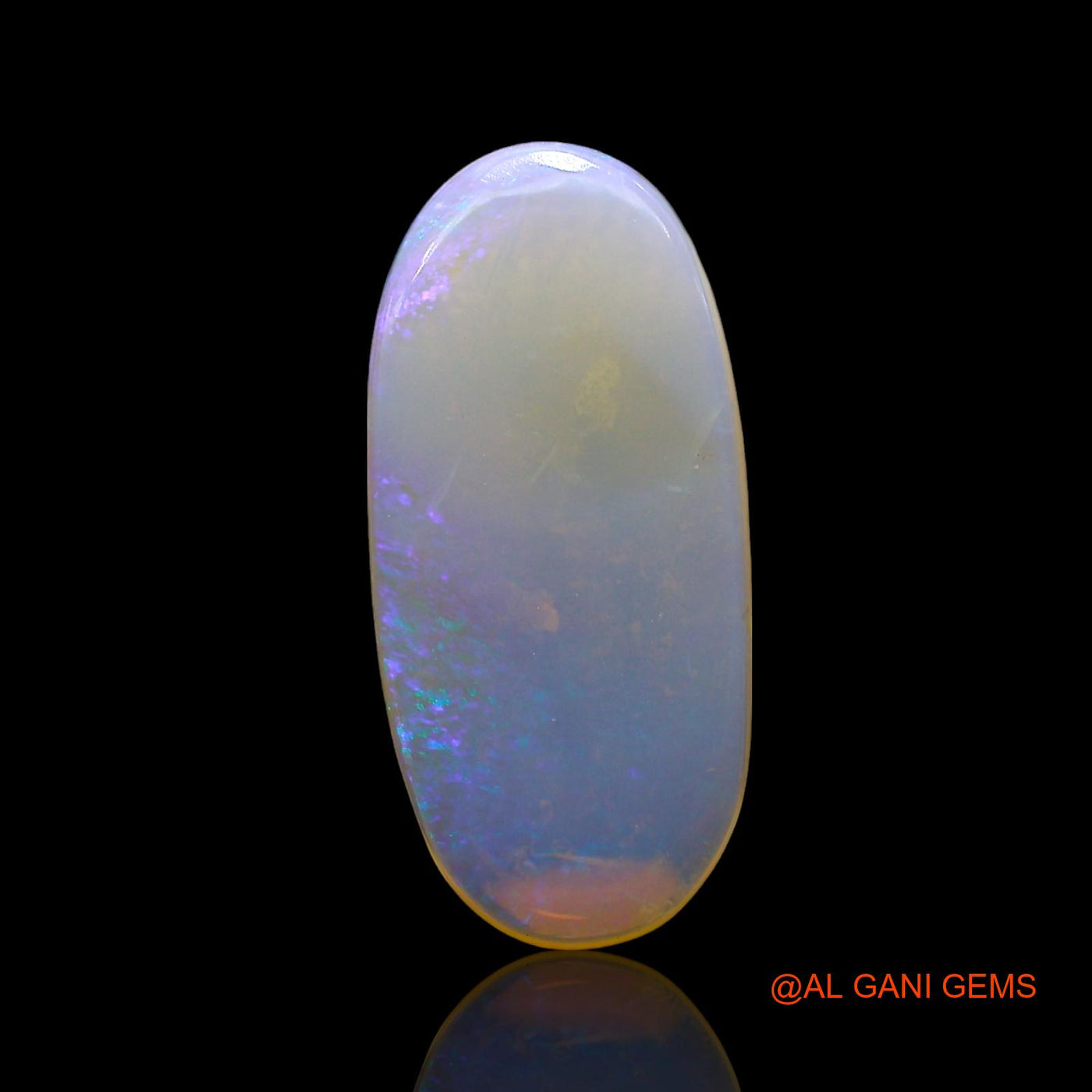 4.00 Cts Unheated Australian Fire Opal Loose Gemstone Oval Cabochon Natural 20x9x3 mm AE-503