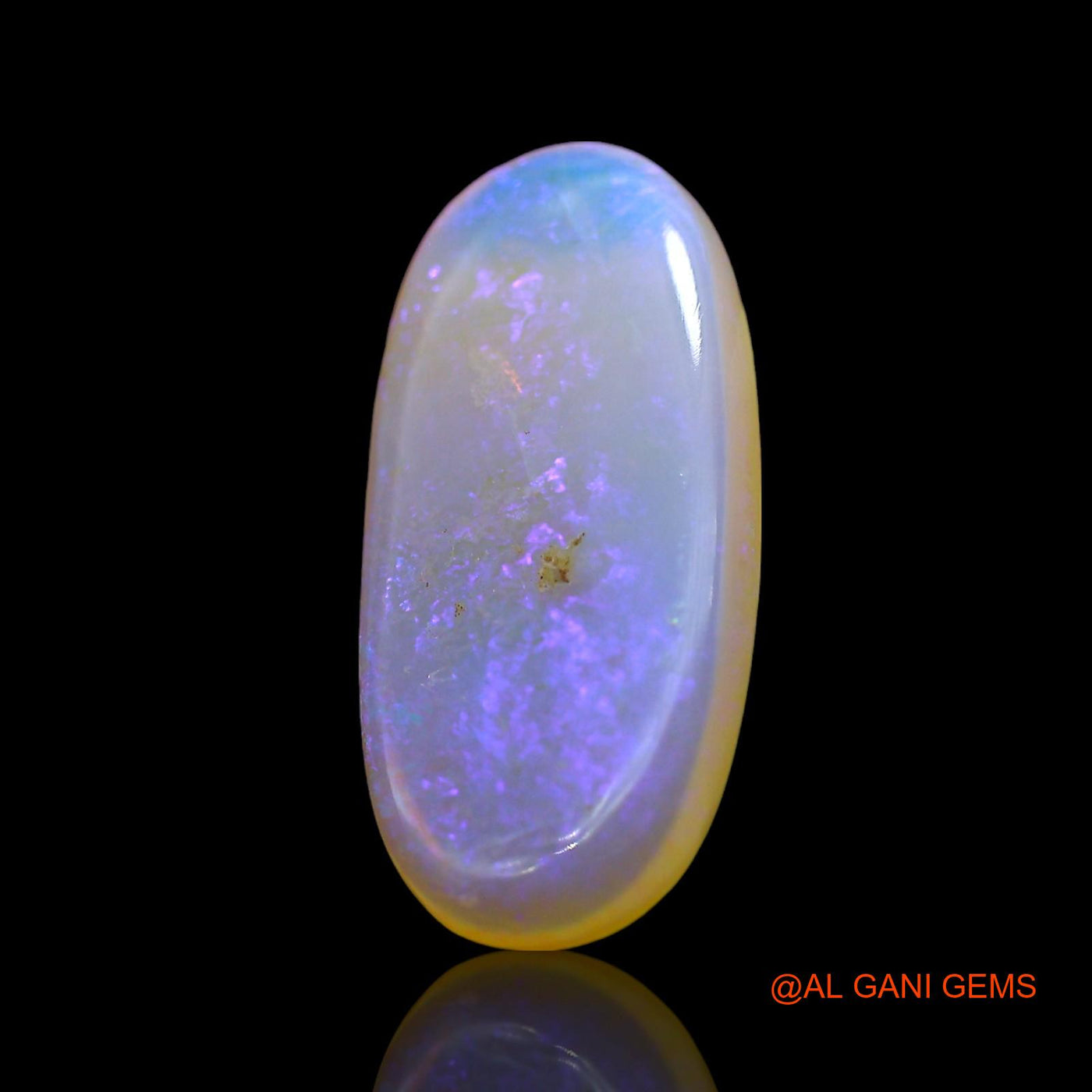 4.00 Cts Unheated Australian Fire Opal Loose Gemstone Oval Cabochon Natural 20x9x3 mm AE-503