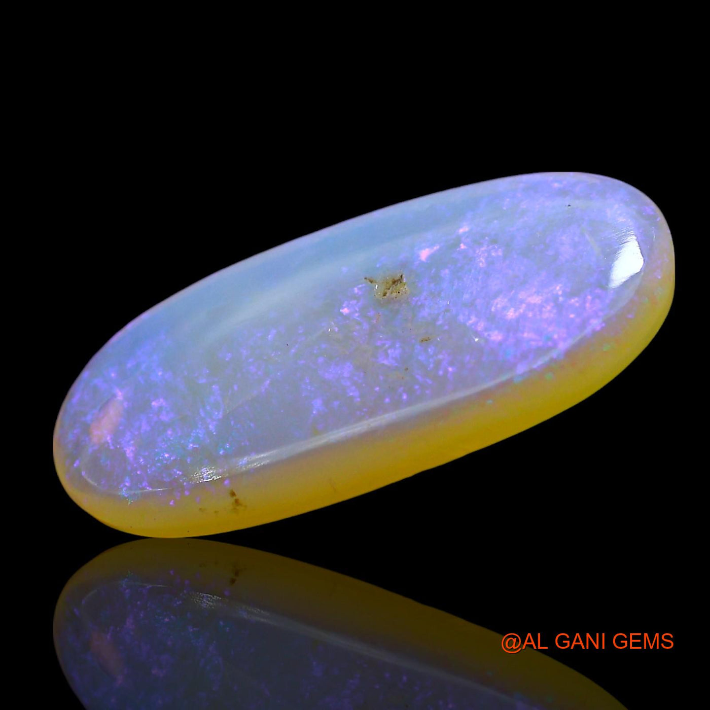 4.00 Cts Unheated Australian Fire Opal Loose Gemstone Oval Cabochon Natural 20x9x3 mm AE-503