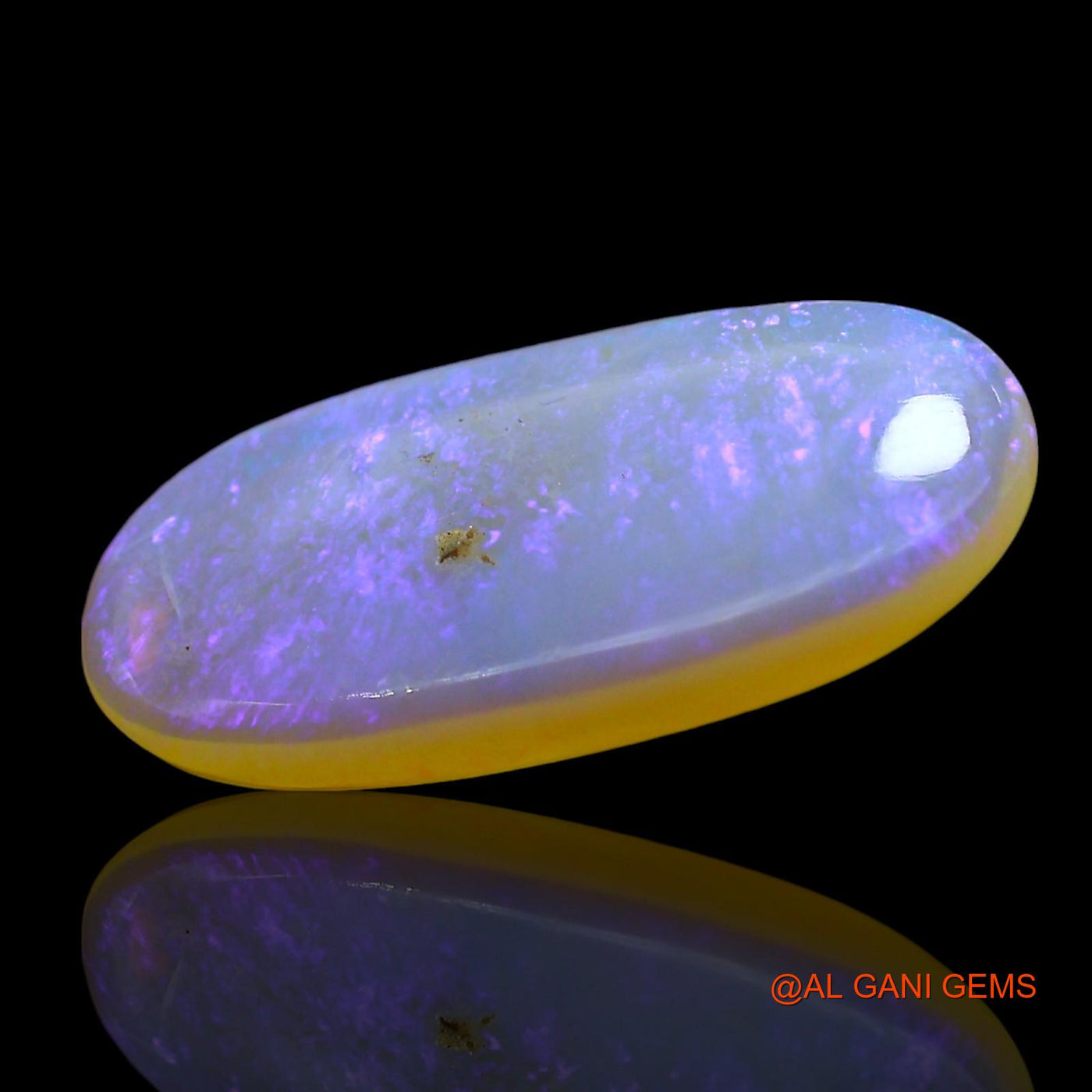 4.00 Cts Unheated Australian Fire Opal Loose Gemstone Oval Cabochon Natural 20x9x3 mm AE-503