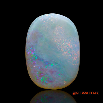 4.00 Cts Natural Australian Fire Opal Oval Cabochon Loose Gemstone For Jewelry 17x12x2 mm AE-504