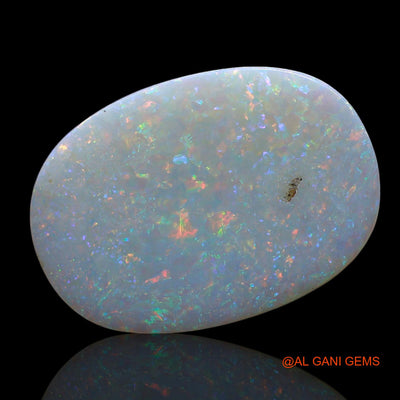 Natural Untreated Fire Opal Loose Gemstone Oval Cabochon From Australia 3.00 Cts 17x12x2 mm AE-506