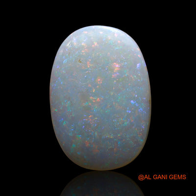 Natural Untreated Fire Opal Loose Gemstone Oval Cabochon From Australia 3.00 Cts 17x12x2 mm AE-506