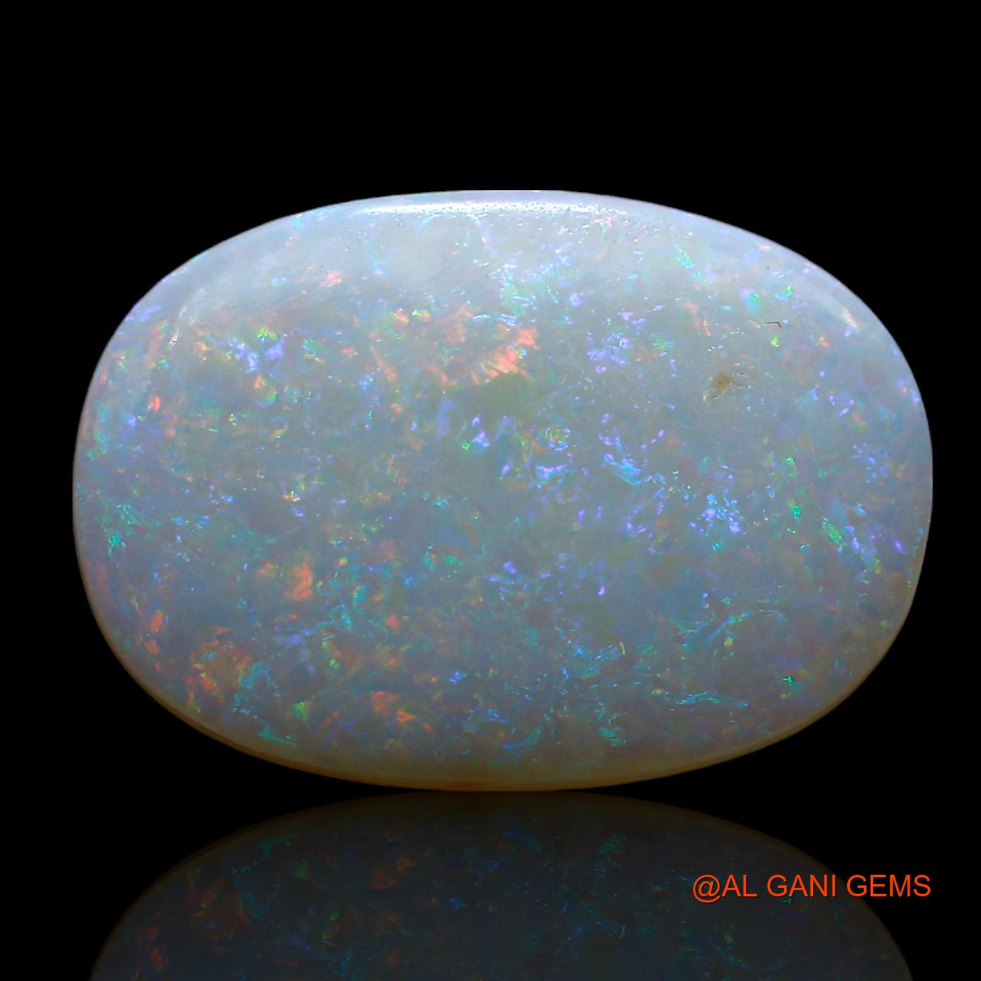 Natural Untreated Fire Opal Loose Gemstone Oval Cabochon From Australia 3.00 Cts 17x12x2 mm AE-506