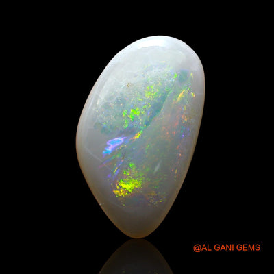 5.00 Cts Natural Australian Fire Opal Loose Gemstone Fancy Cabochon 19x11x4 mm AE-50