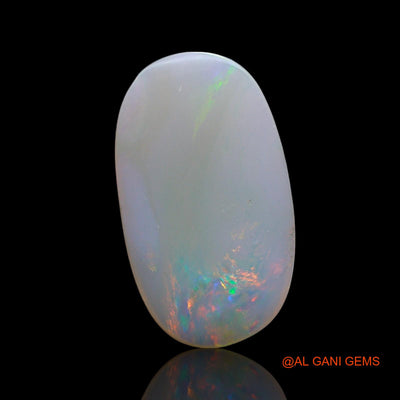 Natural Fire Opal Gemstone 3.00 Cts Loose Oval Cabochon From Australia 17x10x2 mm AE-510