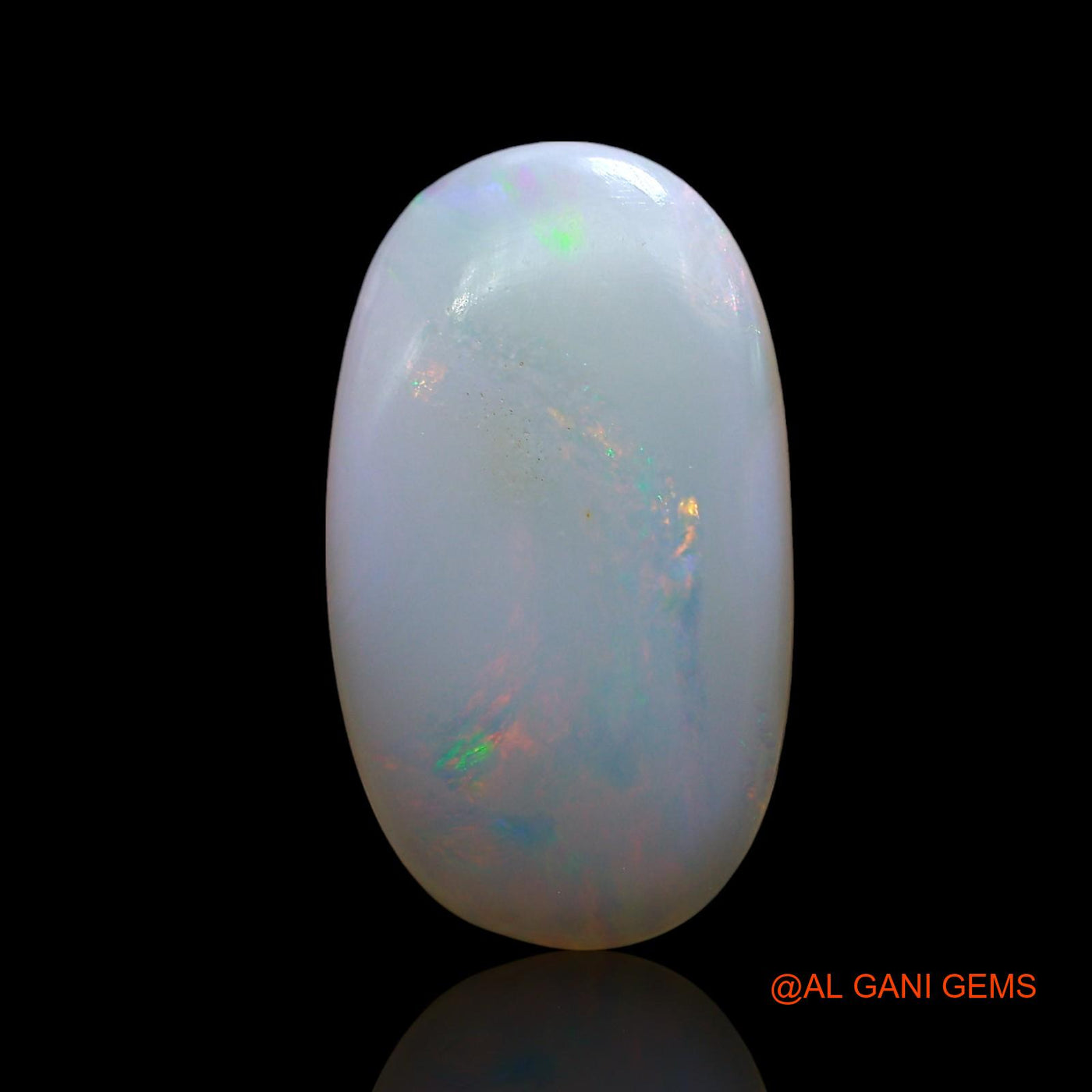 Natural Fire Opal Gemstone 3.00 Cts Loose Oval Cabochon From Australia 17x10x2 mm AE-510