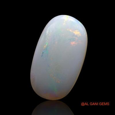 Natural Fire Opal Gemstone 3.00 Cts Loose Oval Cabochon From Australia 17x10x2 mm AE-510