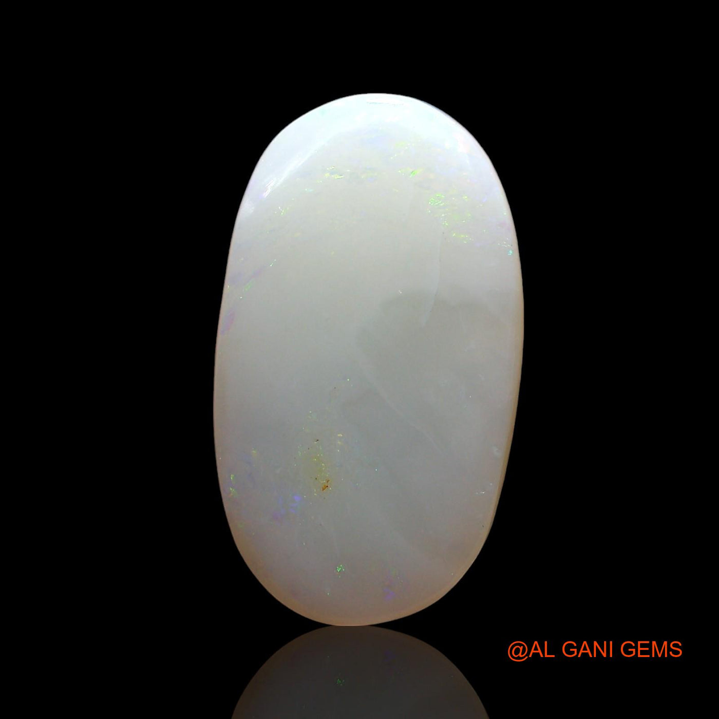 3.00 Cts Natural Australian Fire Opal Loose Gemstone Oval Cabochon 17x10x3 mm AE-512