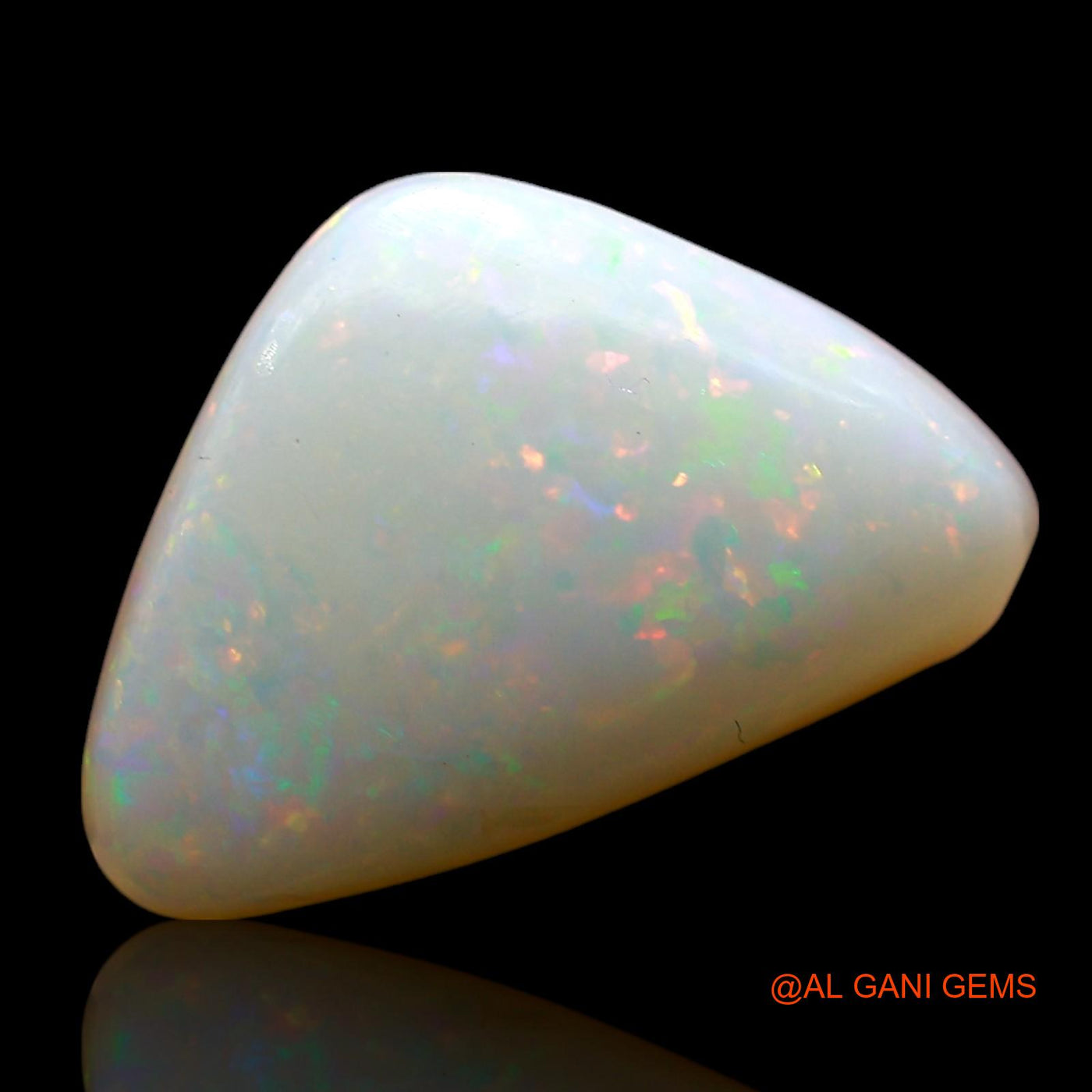 5.00 Cts Natural Australian Fire Opal Trillion Cabochon Loose Gemstone For Jewelry 15x10x6 mm AE-513