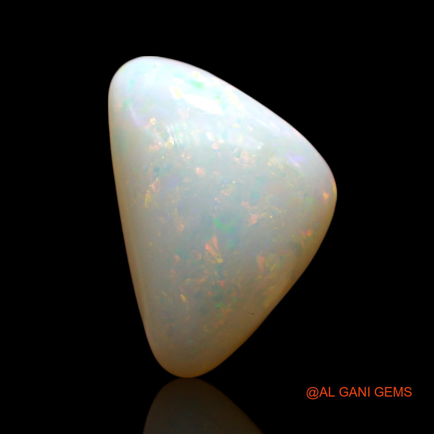 5.00 Cts Natural Australian Fire Opal Trillion Cabochon Loose Gemstone For Jewelry 15x10x6 mm AE-513