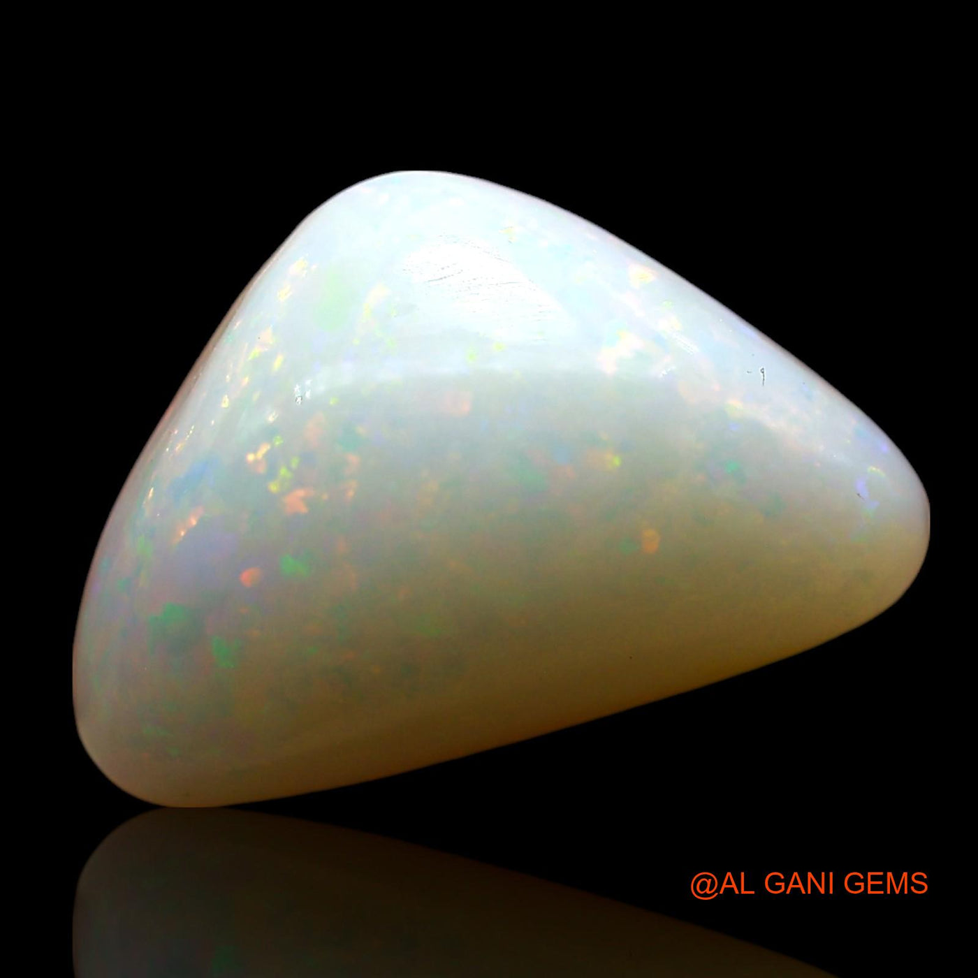 5.00 Cts Natural Australian Fire Opal Trillion Cabochon Loose Gemstone For Jewelry 15x10x6 mm AE-513