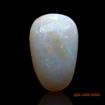 4.00 Cts Natural Australian Fire Opal Loose Gemstone Pear Cabochon 16x10x3 mm AE-517