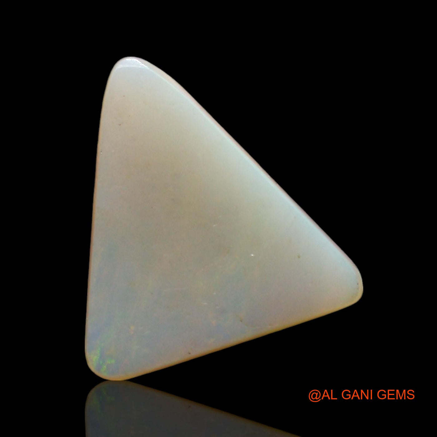 3.00 Cts Natural Australian Fire Opal Loose Gemstone Trillion Cabochon 14x11x3 mm AE-518