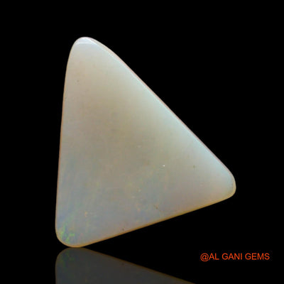 3.00 Cts Natural Australian Fire Opal Loose Gemstone Trillion Cabochon 14x11x3 mm AE-518