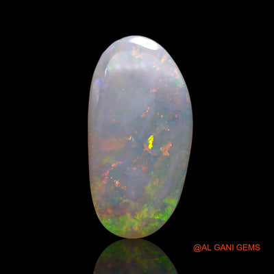Natural Fire Opal Gemstone 3.00 Cts Loose Oval Cabochon From Australia 17x9x2 mm AE-519