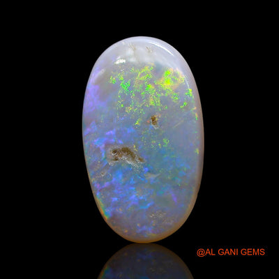 Natural Untreated Fire Opal Loose Gemstone Oval Cabochon From Australia 3.00 Cts 16x9x2 mm AE-520