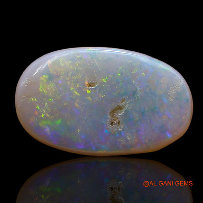 Natural Untreated Fire Opal Loose Gemstone Oval Cabochon From Australia 3.00 Cts 16x9x2 mm AE-520
