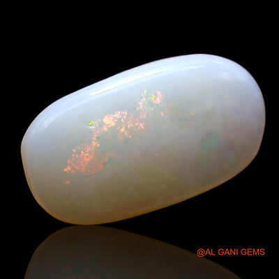 Natural Untreated Fire Opal Loose Gemstone Oval Cabochon From Australia 4.00 Cts 16x9x3 mm AE-521