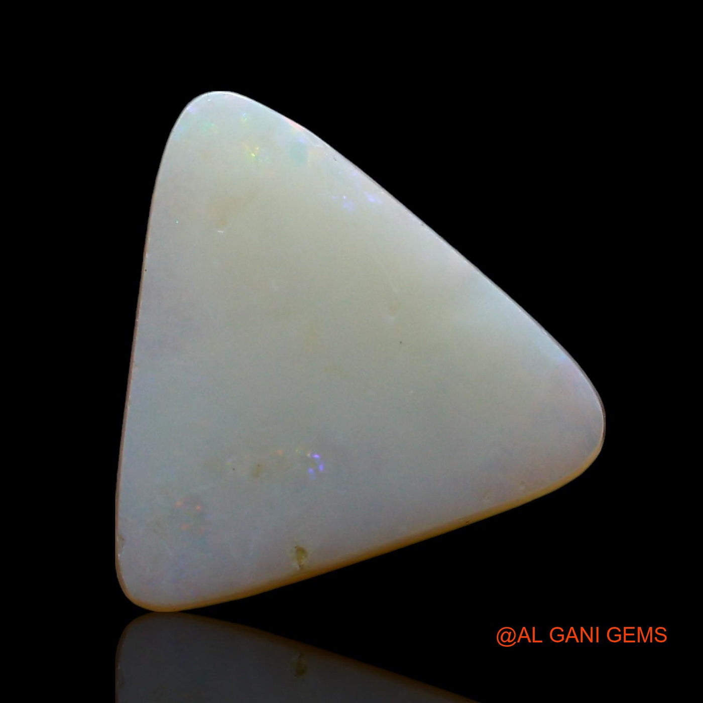 3.00 Cts Natural Australian Fire Opal Trillion Cabochon Loose Gemstone For Jewelry 13x13x3 mm AE-522