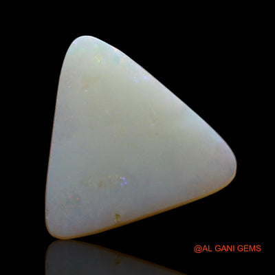 3.00 Cts Natural Australian Fire Opal Trillion Cabochon Loose Gemstone For Jewelry 13x13x3 mm AE-522