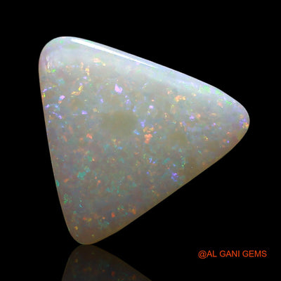 3.00 Cts Natural Australian Fire Opal Trillion Cabochon Loose Gemstone For Jewelry 13x13x3 mm AE-522