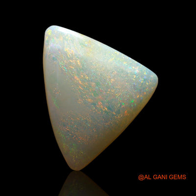 3.00 Cts Unheated Australian Fire Opal Loose Gemstone Trillion Cabochon Natural 15x11x3 mm AE-523
