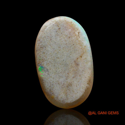 Natural Untreated Fire Opal Loose Gemstone Oval Cabochon From Australia 3.00 Cts 15x9x3 mm AE-525