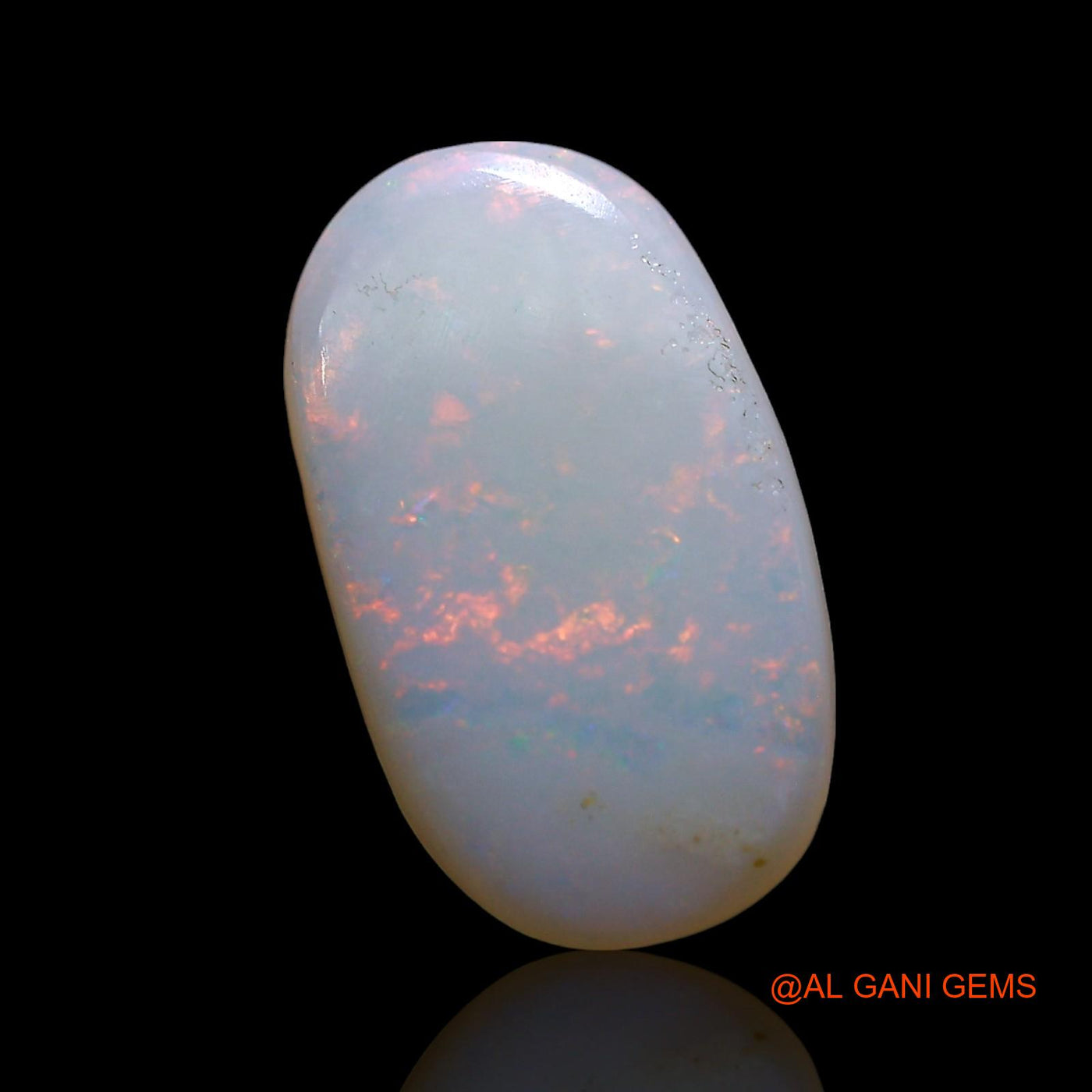 4.00 Cts Natural Australian Fire Opal Oval Cabochon Loose Gemstone For Jewelry 16x9x4 mm AE-526
