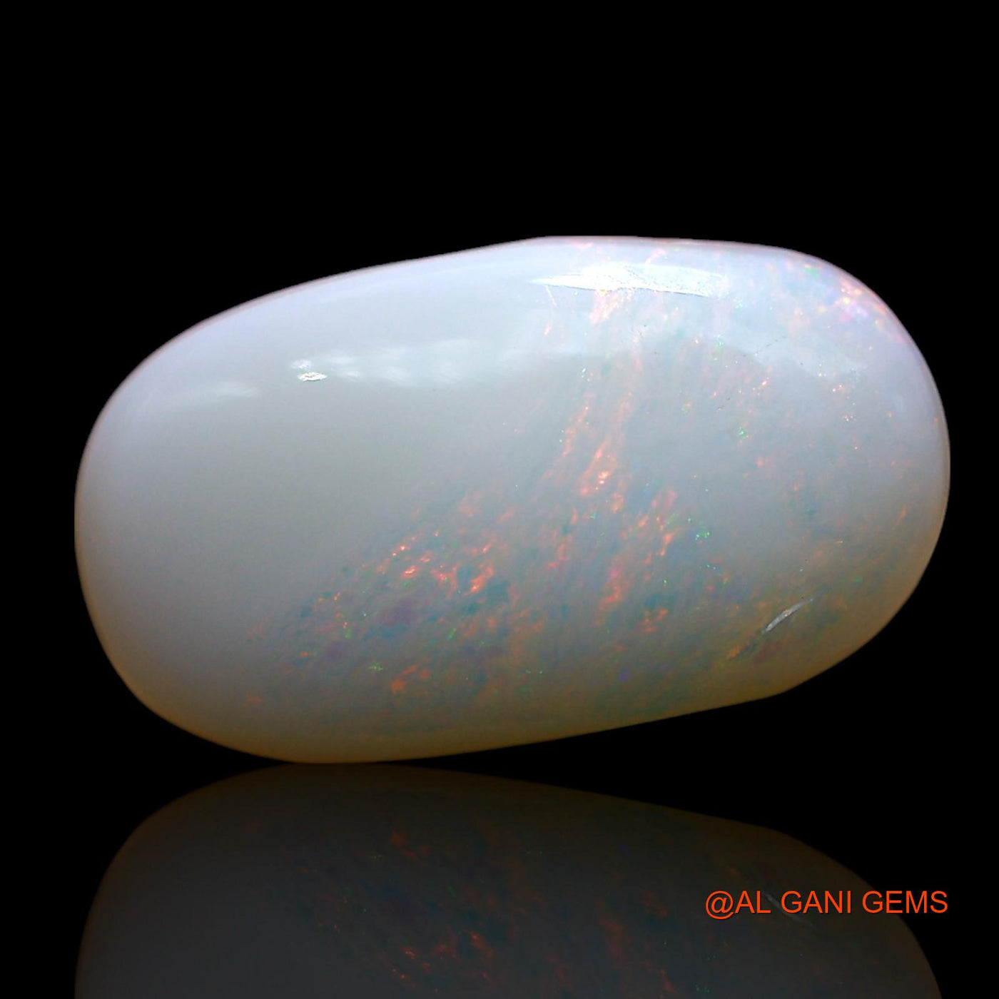 4.00 Cts Natural Australian Fire Opal Oval Cabochon Loose Gemstone For Jewelry 16x9x4 mm AE-526