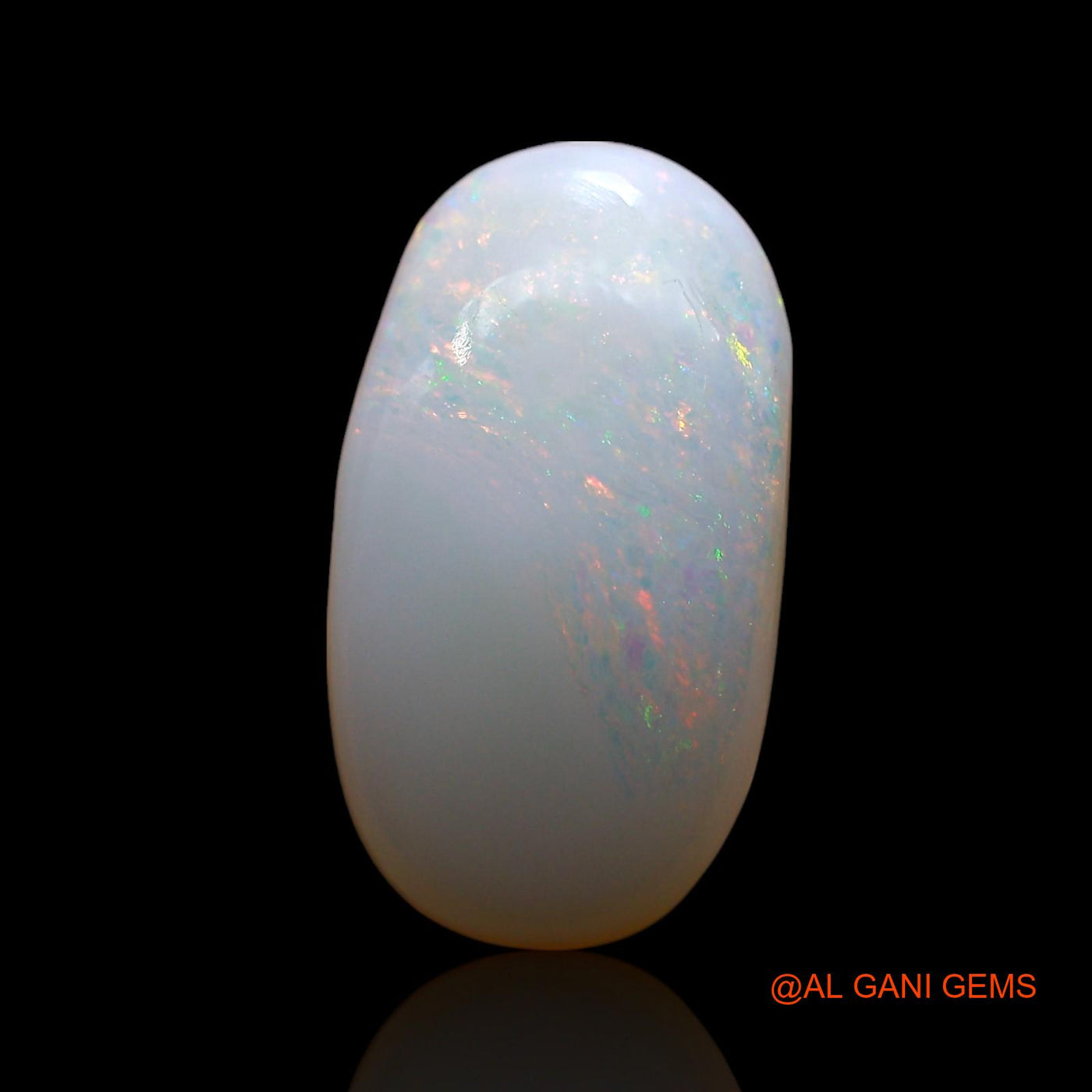 4.00 Cts Natural Australian Fire Opal Oval Cabochon Loose Gemstone For Jewelry 16x9x4 mm AE-526