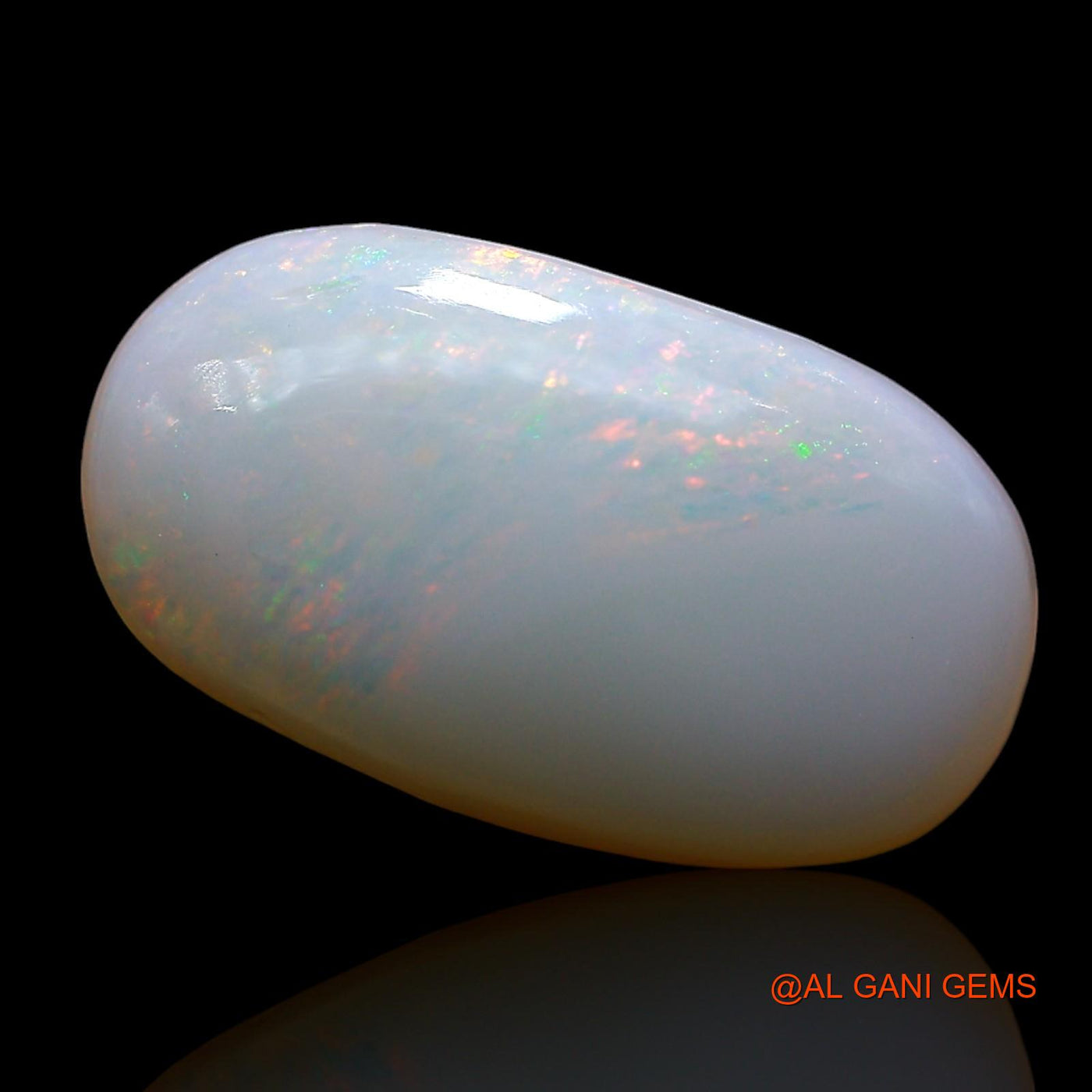 4.00 Cts Natural Australian Fire Opal Oval Cabochon Loose Gemstone For Jewelry 16x9x4 mm AE-526
