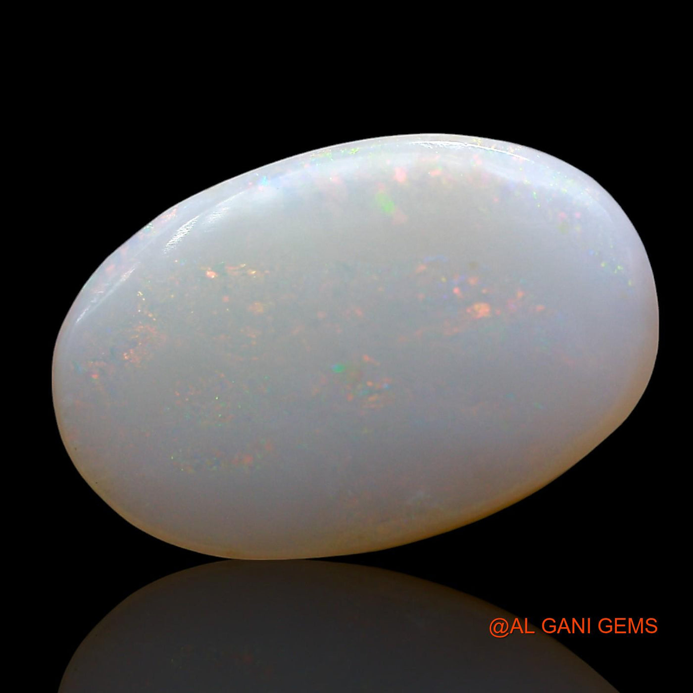 3.00 Cts Natural Australian Fire Opal Loose Gemstone Oval Cabochon 15x10x3 mm AE-527