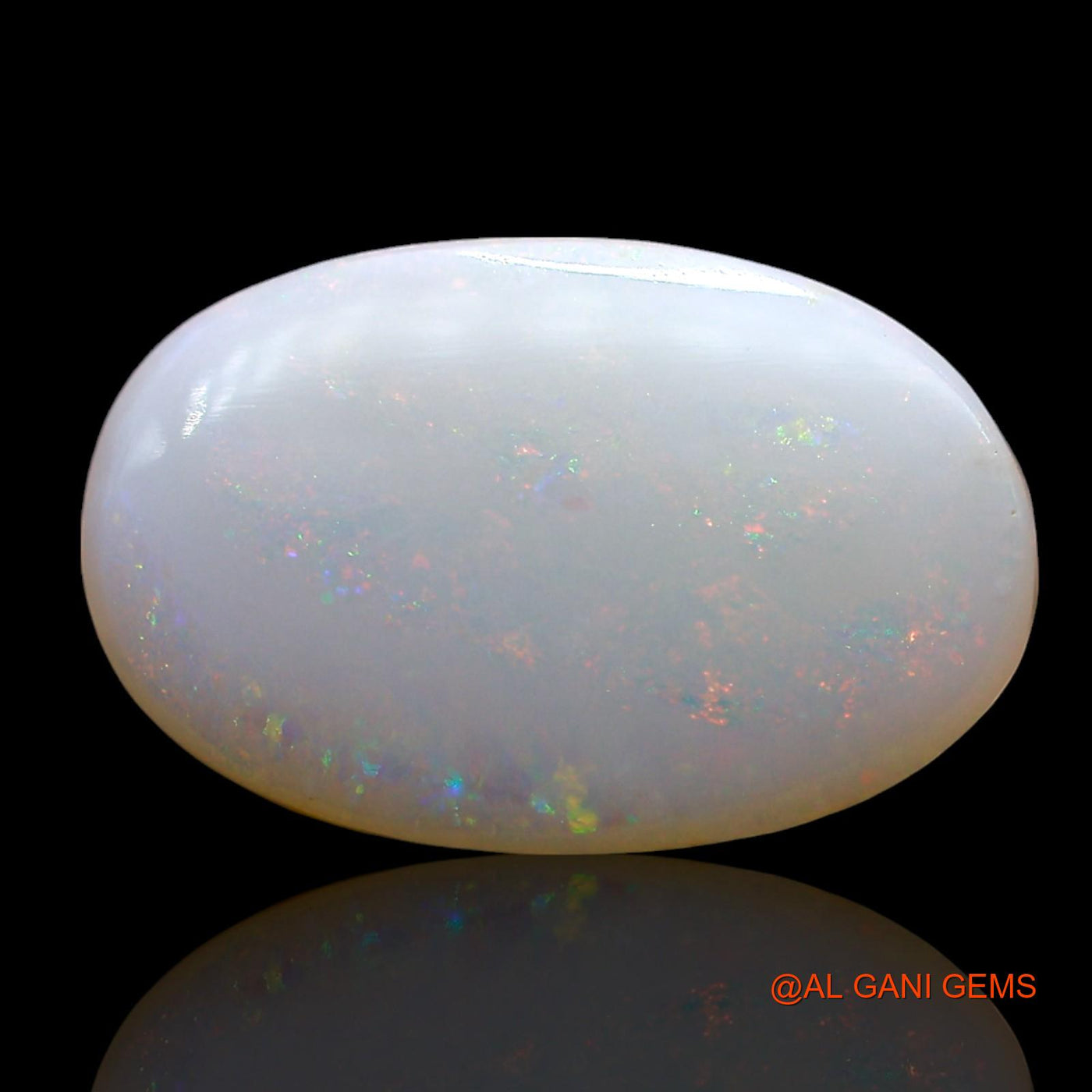 3.00 Cts Natural Australian Fire Opal Loose Gemstone Oval Cabochon 15x10x3 mm AE-527