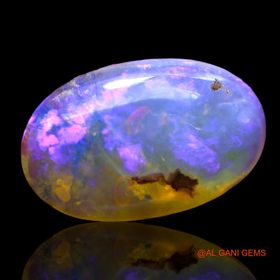 7.00 Cts Natural Australian Fire Opal Loose Gemstone Oval Cabochon 18x11x6 mm AE-52