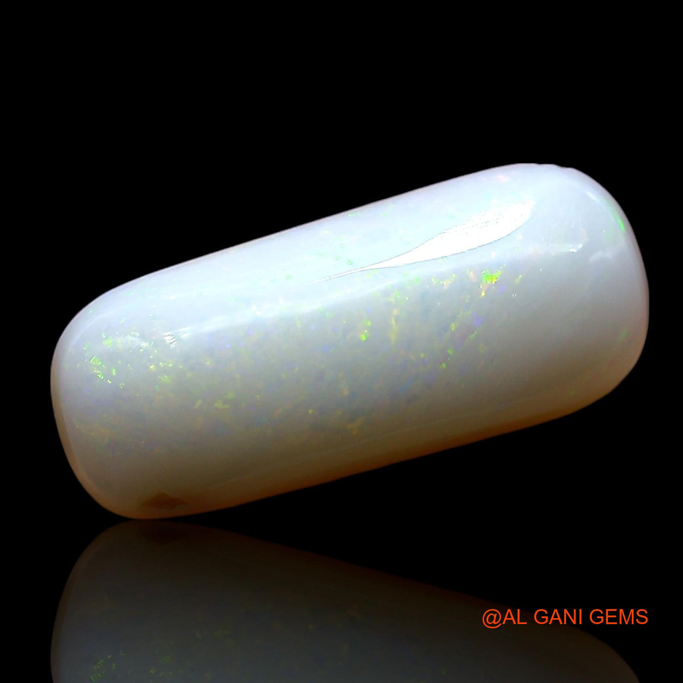 3.00 Cts Unheated Australian Fire Opal Loose Gemstone Oval Cabochon Natural 17x7x3 mm AE-530