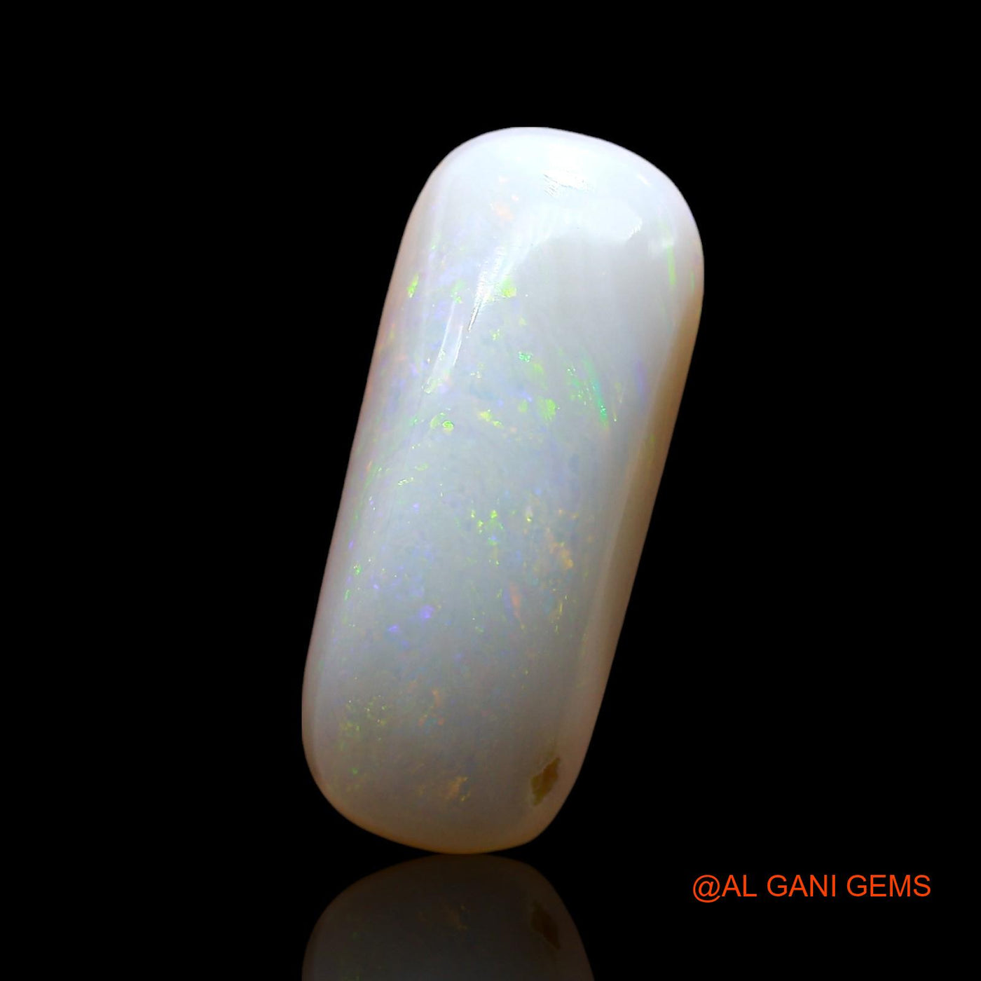 3.00 Cts Unheated Australian Fire Opal Loose Gemstone Oval Cabochon Natural 17x7x3 mm AE-530