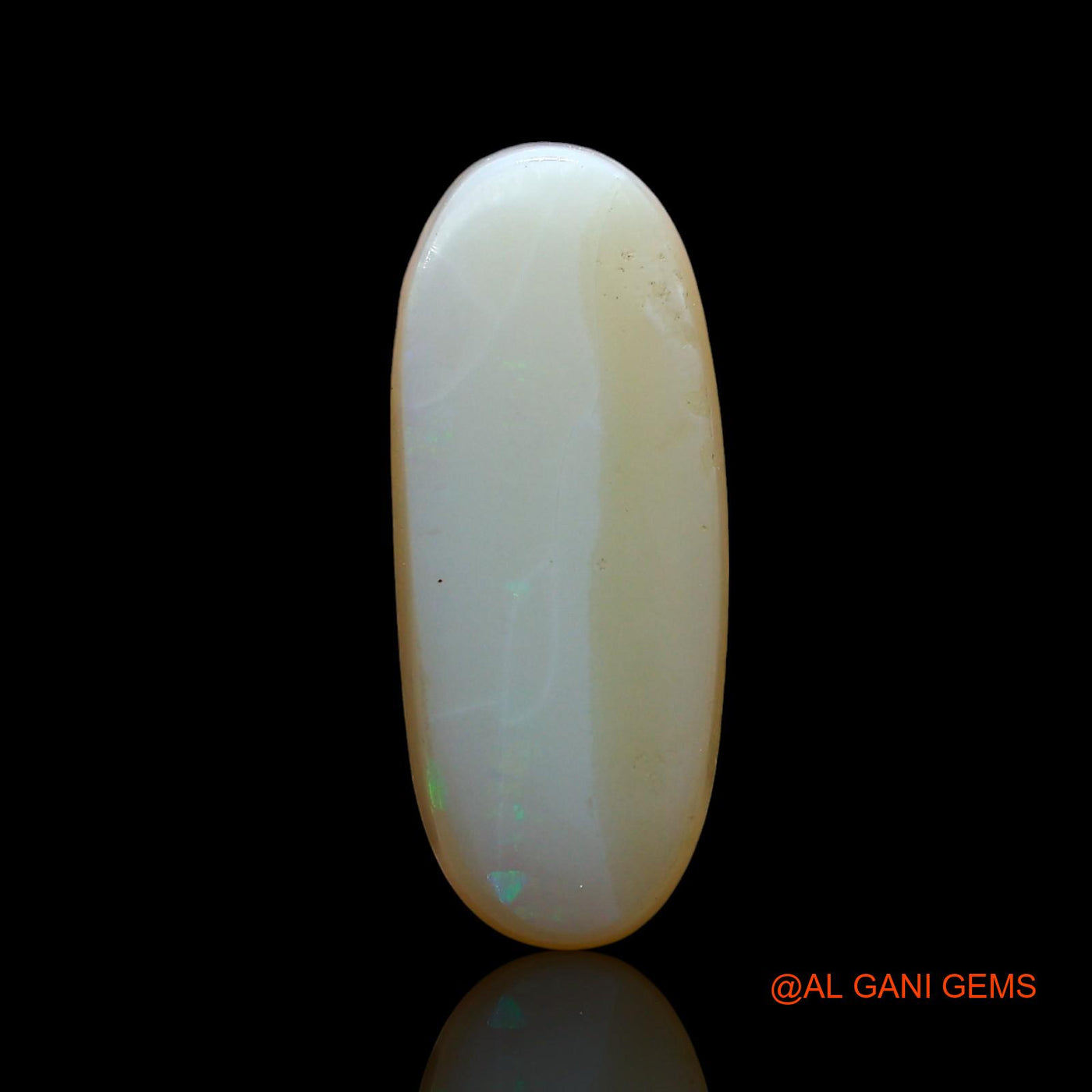 3.00 Cts Unheated Australian Fire Opal Loose Gemstone Oval Cabochon Natural 17x7x4 mm AE-531