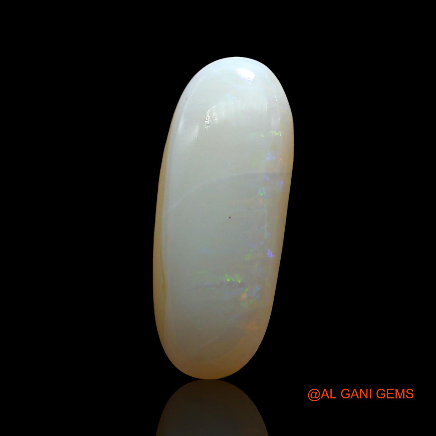 3.00 Cts Unheated Australian Fire Opal Loose Gemstone Oval Cabochon Natural 17x7x4 mm AE-531