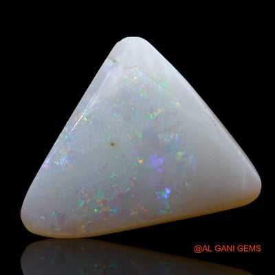 3.00 Cts Natural Australian Fire Opal Loose Gemstone Trillion Cabochon 14x11x3 mm AE-532