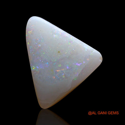 3.00 Cts Natural Australian Fire Opal Loose Gemstone Trillion Cabochon 14x11x3 mm AE-532