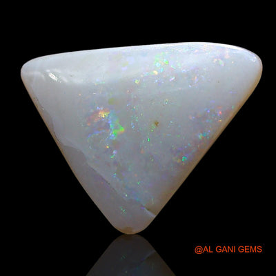 3.00 Cts Natural Australian Fire Opal Loose Gemstone Trillion Cabochon 14x11x3 mm AE-532