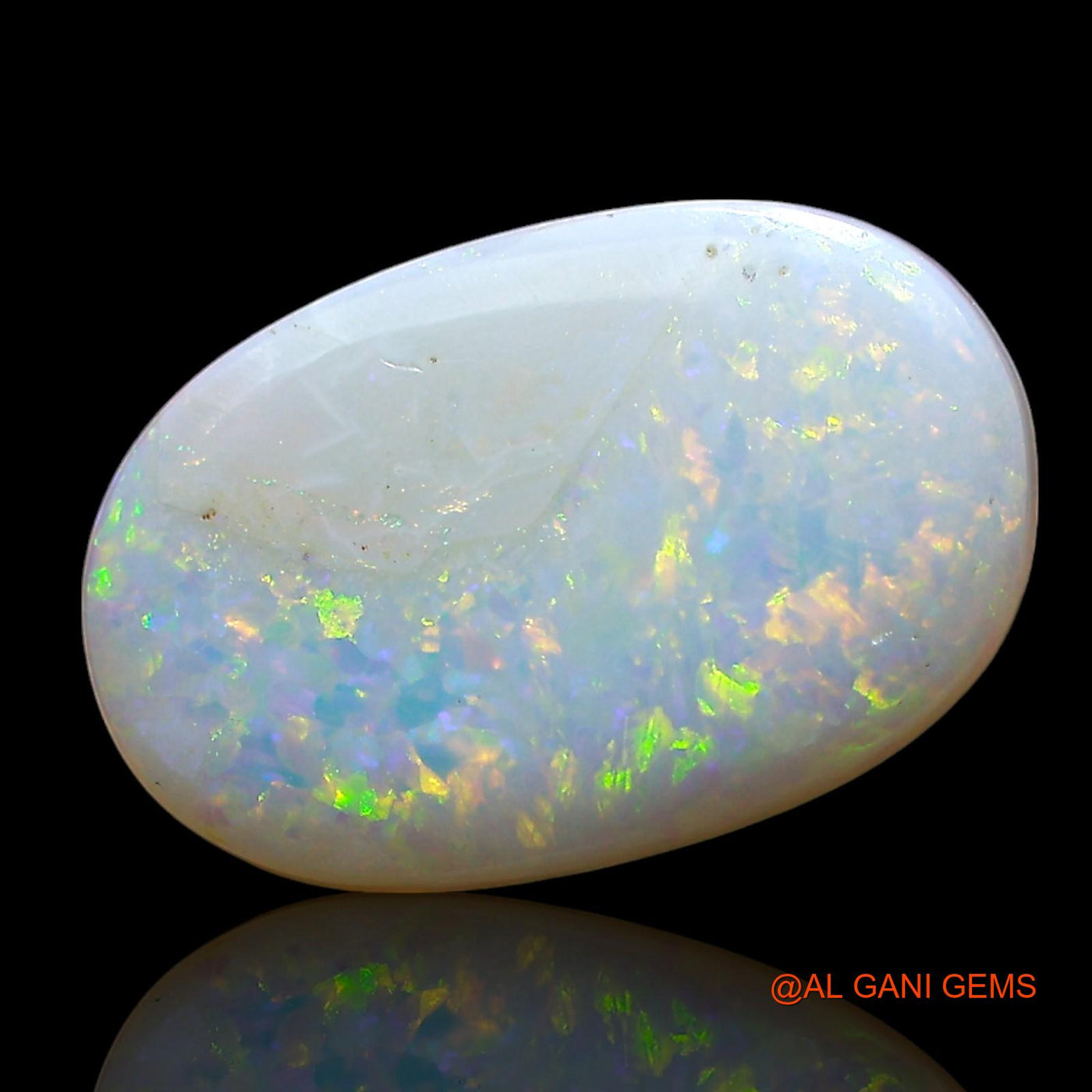 2.00 Cts Natural Australian Fire Opal Loose Gemstone Oval Cabochon 14x9x3 mm AE-534