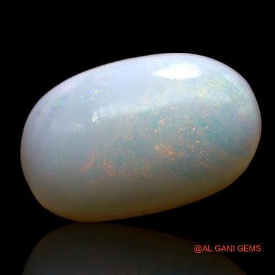 3.00 Cts Natural Australian Fire Opal Loose Gemstone Oval Cabochon 14x9x4 mm AE-535